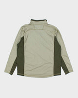 The North Face Green Full-Zip Fleece - XL