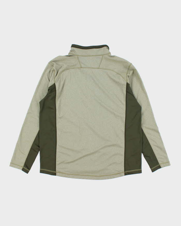 The North Face Green Full-Zip Fleece - XL