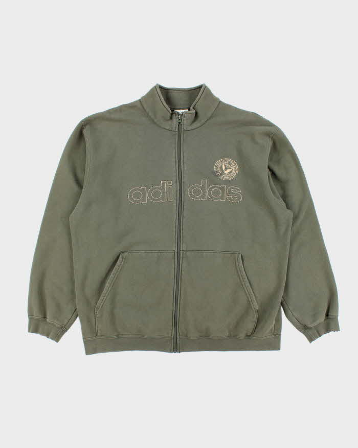 Vintage 2000's Adidas Full Zip Centre Logo Fleece - XL