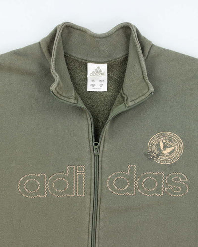 Vintage 2000's Adidas Full Zip Centre Logo Fleece - XL