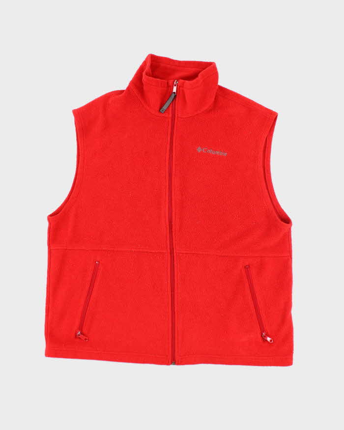 Vintage 2000's Columbia Lined Sleeveless Fleece Gilet - L