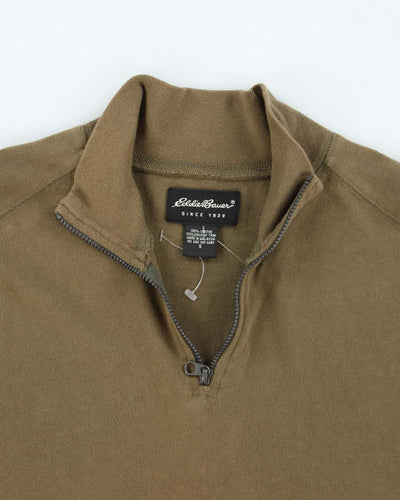 Vintage 90's Eddie Bauer Oversized Quarter Zip Fleece - S