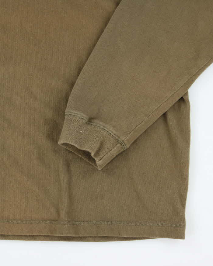 Vintage 90's Eddie Bauer Oversized Quarter Zip Fleece - S