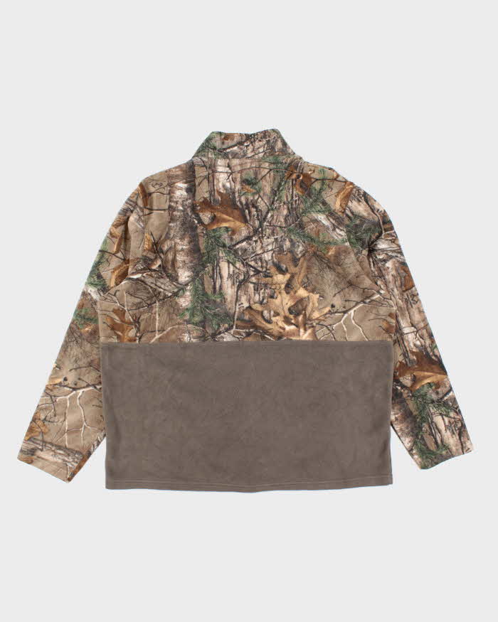 Vintage 2000's Real Tree Camouflage Full Zip Fleece - XXL