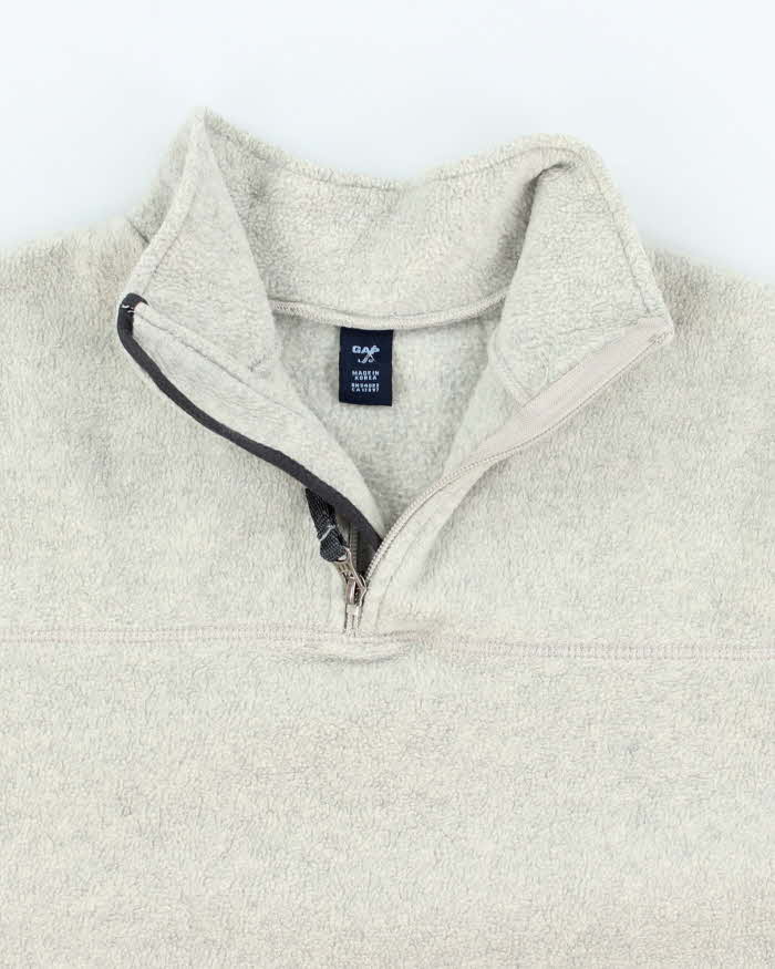 Vintage 2000's GAP Oversized Quarter Zip Fleece - XL