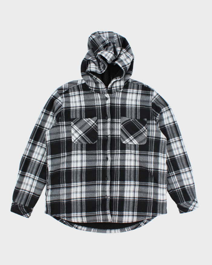 Vintage Y2k 00s Realtree Button-Up Hooded Fleece - M