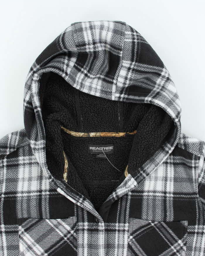Vintage Y2k 00s Realtree Button-Up Hooded Fleece - M