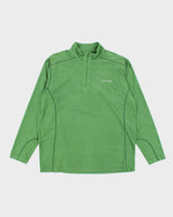 Vintage Columbia Green Quarter-Zip Fleece - L