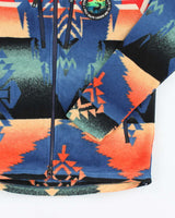 Vintage 2000's Ralph Lauren Geometric Patterned Full Zip Fleece - M