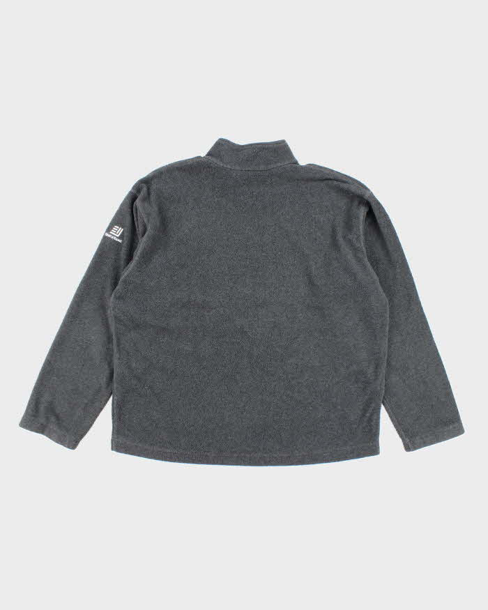Vintage Columbia Grey Quarter-Zip Fleece - XL