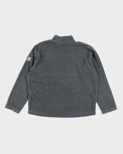 Vintage Columbia Grey Quarter-Zip Fleece - XL