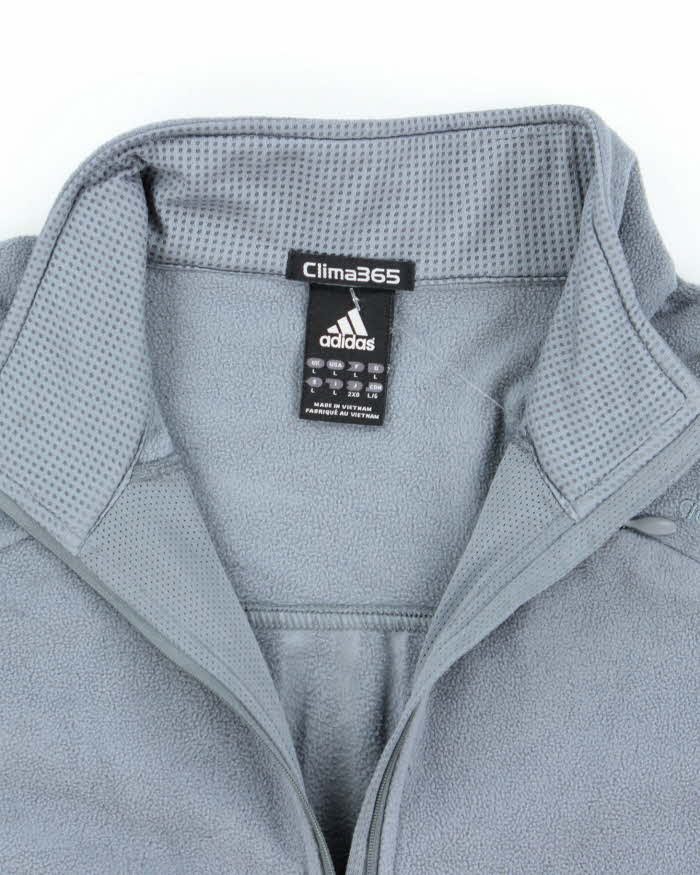Vintage Adidas Clima 365 Grey Fleece - L