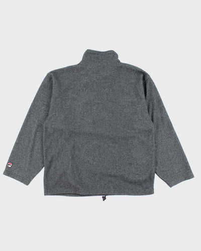 Vintage 90s Fila Quarter-Zip Fleece - XL