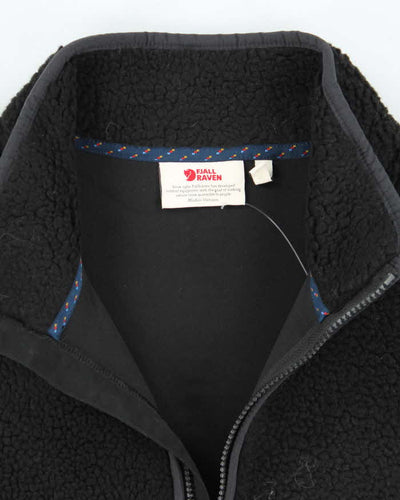 Fjall Raven Deadstock Black Sleeveless Fleece - L