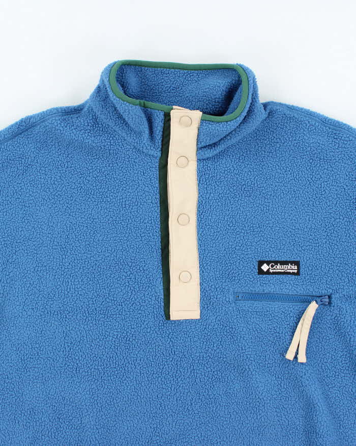 Columbia Deadstock Blue Fleece - L