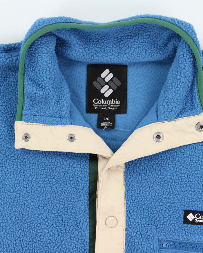 Columbia Deadstock Blue Fleece - L
