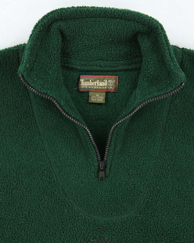 Vintage 90s Timberland Quarter-zip Fleece - M