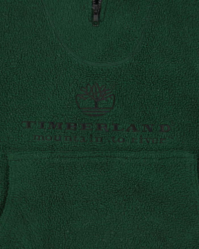 Vintage 90s Timberland Quarter-zip Fleece - M