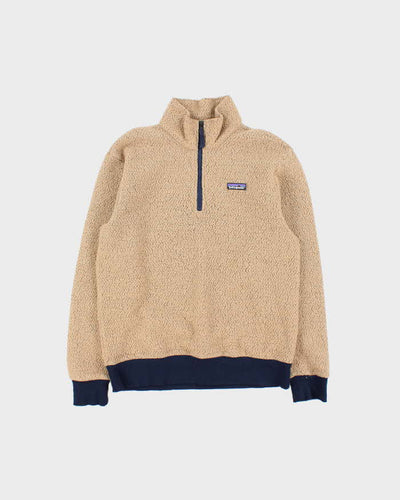 Vintage Patagonia Wool Blend Quarter-zip Fleece - M