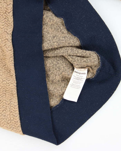 Vintage Patagonia Wool Blend Quarter-zip Fleece - M