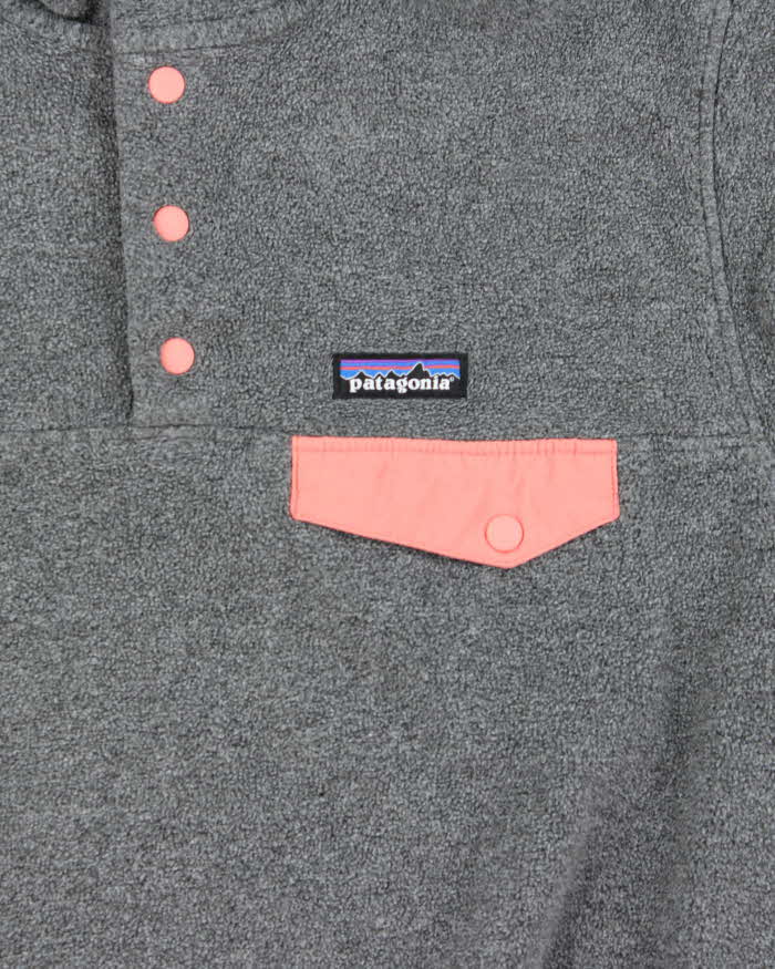 Patagonia Synchilla Snap-T Grey Fleece Pullover - M