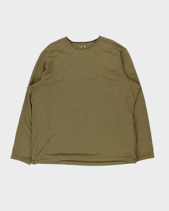 Arc'teryx Green Dallen Fleece Pullover Crewneck Sweatshirt - XXL