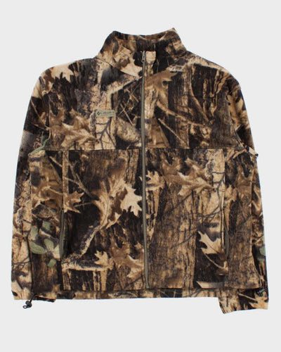 Vintage 00s Columbia Realtree Woodland Camouflage Full-Zip Fleece - XXL