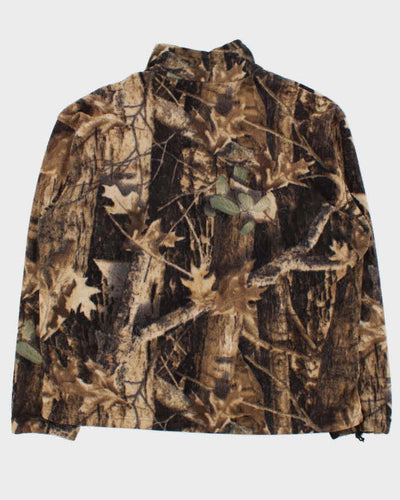 Vintage 00s Columbia Realtree Woodland Camouflage Full-Zip Fleece - XXL
