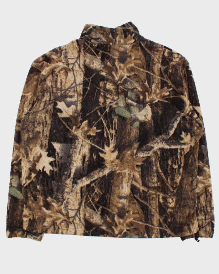 Vintage 00s Columbia Realtree Woodland Camouflage Full-Zip Fleece - XXL