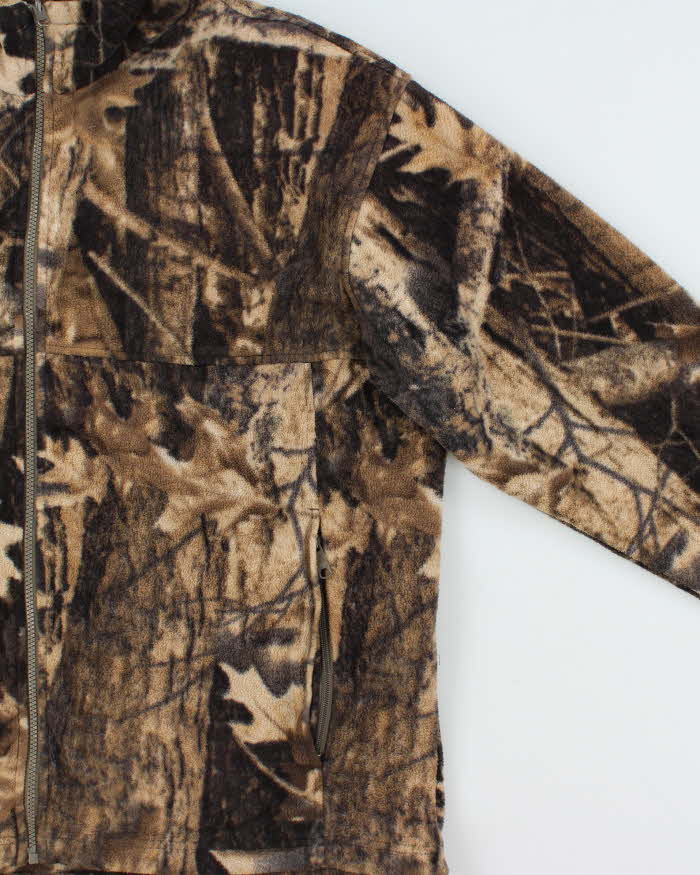 Vintage 00s Columbia Realtree Woodland Camouflage Full-Zip Fleece - XXL
