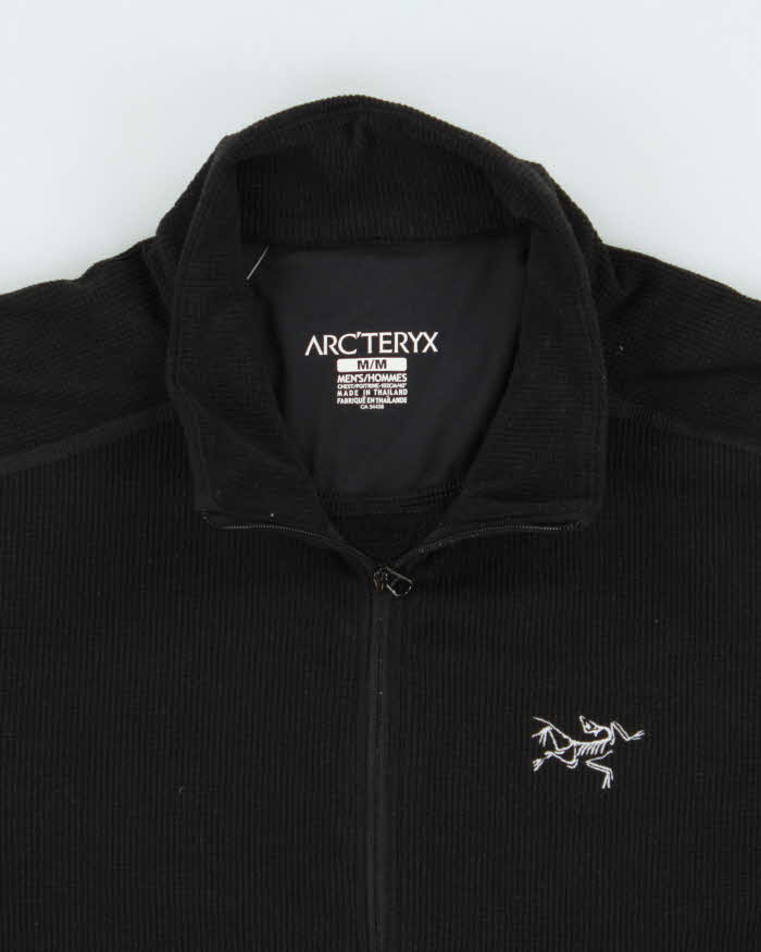 Vintage Black Arc'teryx Delta Polartec Quarter-Zip Fleece - M