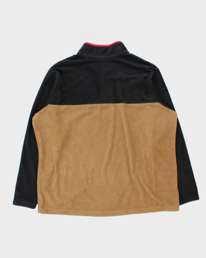 Vintage Columbia Two-Tone Snap Button Pullover Fleece - XXXL