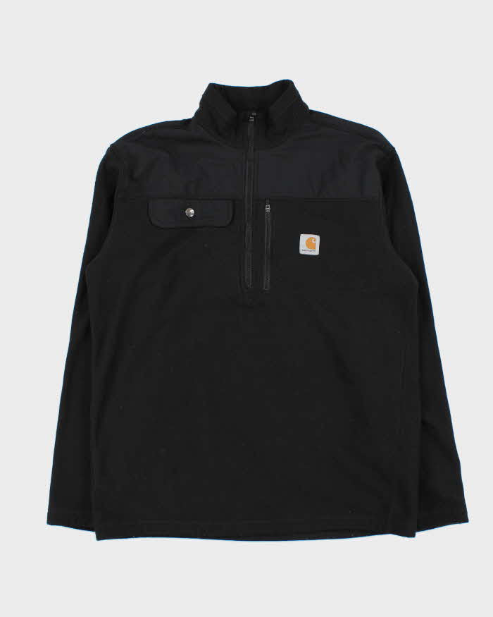 Vintage Carhartt Quarter-Zip Relaxed Fit Fleece - M