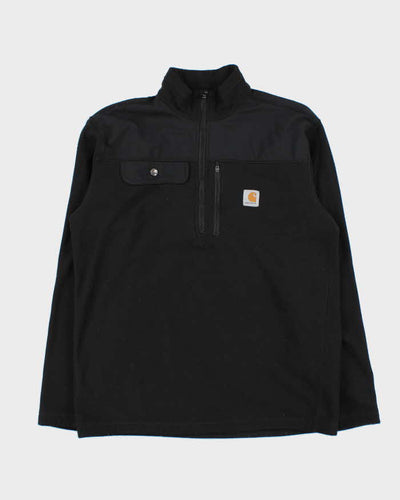 Vintage Carhartt Quarter-Zip Relaxed Fit Fleece - M