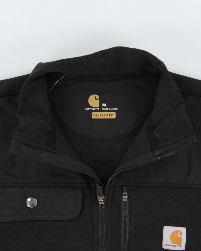 Vintage Carhartt Quarter-Zip Relaxed Fit Fleece - M