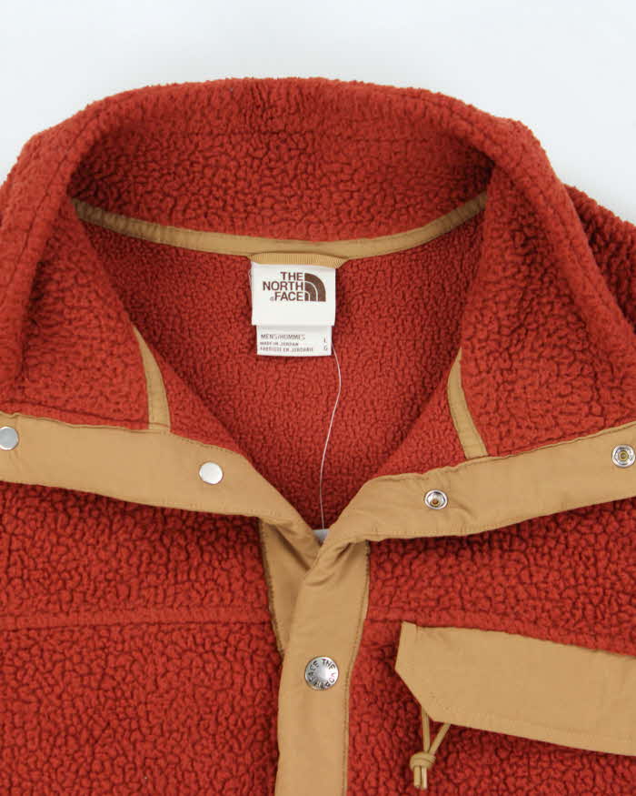 The North Face Cragmont Sherpa Snap Button Fleece - L