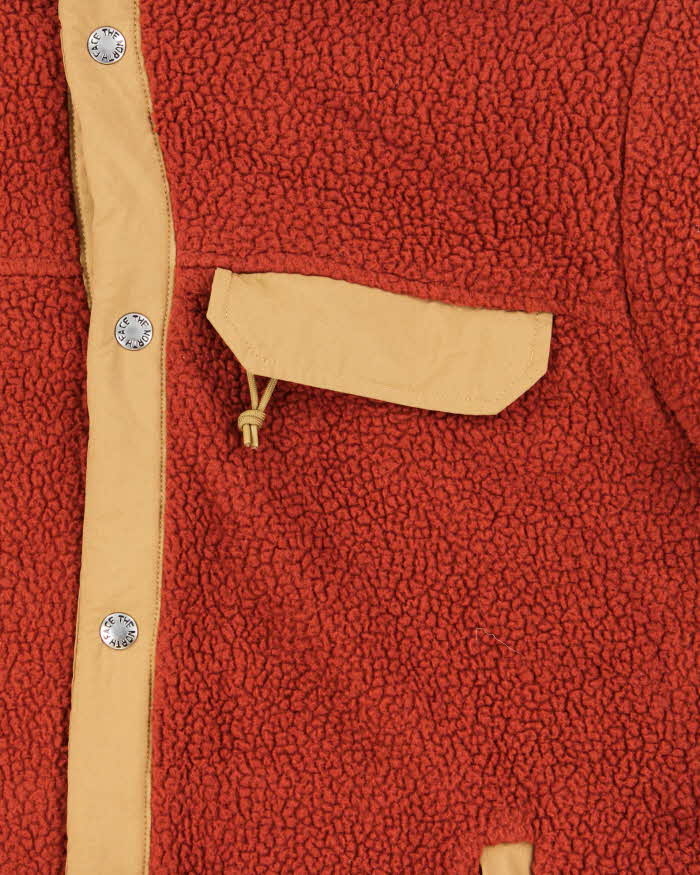 The North Face Cragmont Sherpa Snap Button Fleece - L