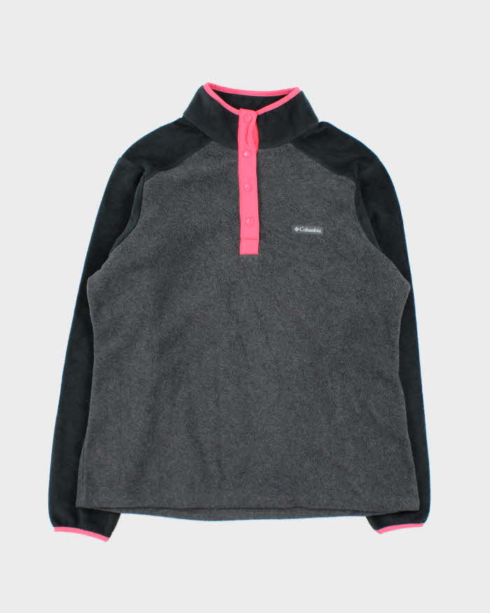 Vintage 00s Columbia Snap T Button Fleece Pullover - L