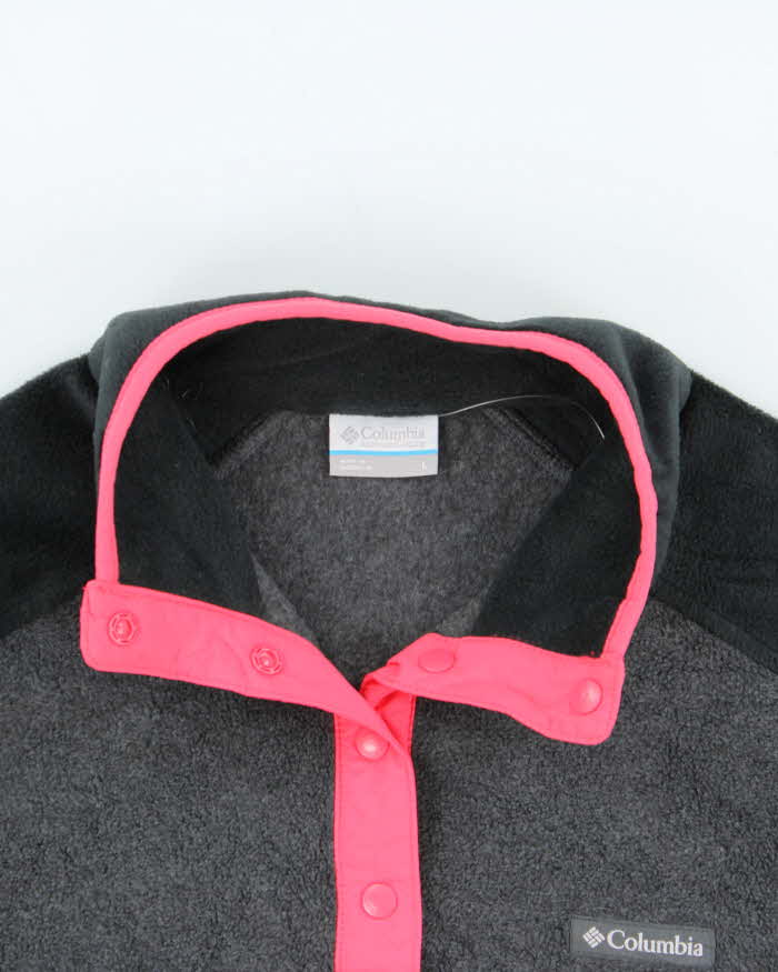 Vintage 00s Columbia Snap T Button Fleece Pullover - L