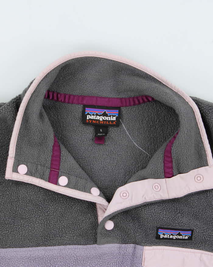 Vintage Patagonia Lightweight Synchilla Snap-T Pullover Fleece - L