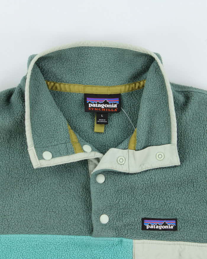 Vintage Patagonia Lightweight Synchilla Snap-T Pullover Fleece - L