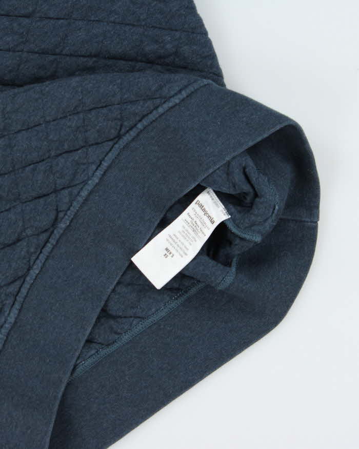 Vintage Patagonia Cotton Blend Quilted Snap-T Pullover Fleece  - XS