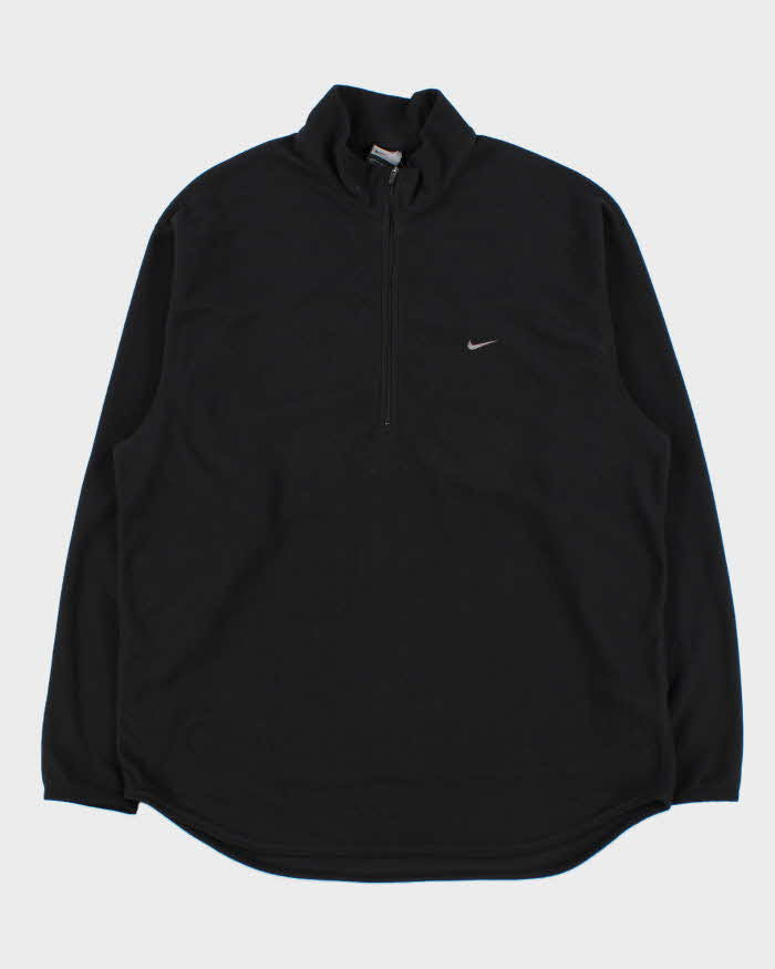 Vintage Y2K 00s Nike ThermaFit Quarter-Zip Fleece - L