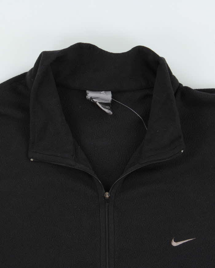 Vintage Y2K 00s Nike ThermaFit Quarter-Zip Fleece - L
