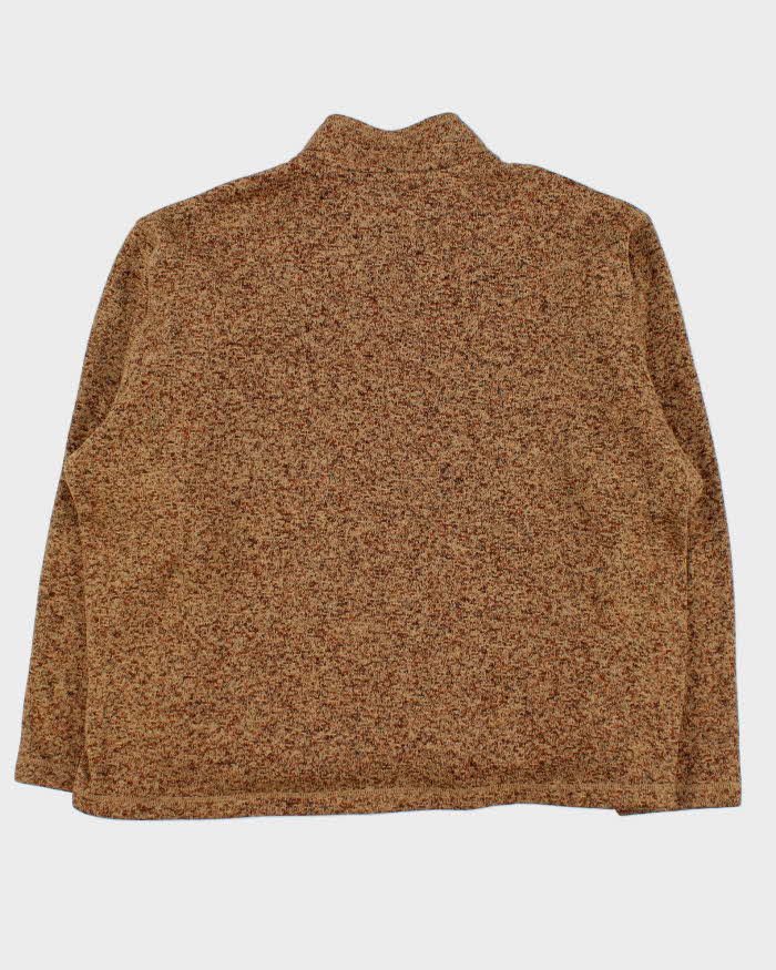 Vintage Eddie Bauer Speckled Snap T Pullover Fleece - XL