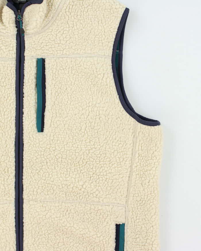 Eddie Bauer Chilali Faux Shearling Full-Zip Fleece Vest - L