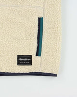 Eddie Bauer Chilali Faux Shearling Full-Zip Fleece Vest - L