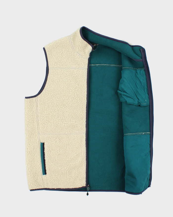Eddie Bauer Chilali Faux Shearling Full-Zip Fleece Vest - L