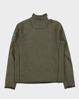 Vintage Arc'teryx Covert Khaki Relaxed Fit Full-Zip Fleece - M
