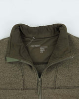 Vintage Arc'teryx Covert Khaki Relaxed Fit Full-Zip Fleece - M